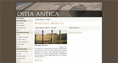 Desktop Screenshot of ostiaantica.net