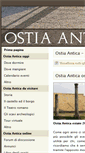 Mobile Screenshot of ostiaantica.net