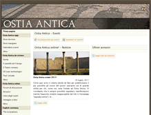 Tablet Screenshot of ostiaantica.net